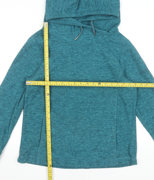 Regatta Women's Teal Hooded Pullover Hoodie UK 10 Polyester Outdoor