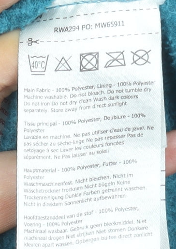 Regatta Women's Teal Hooded Pullover Hoodie UK 10 Polyester Outdoor