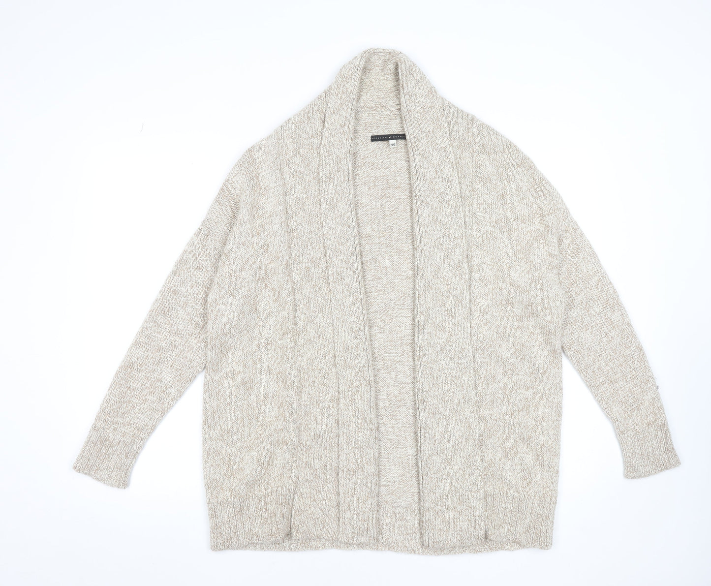 Peruvian Connection Women's Beige Alpaca Knit Cardigan XS