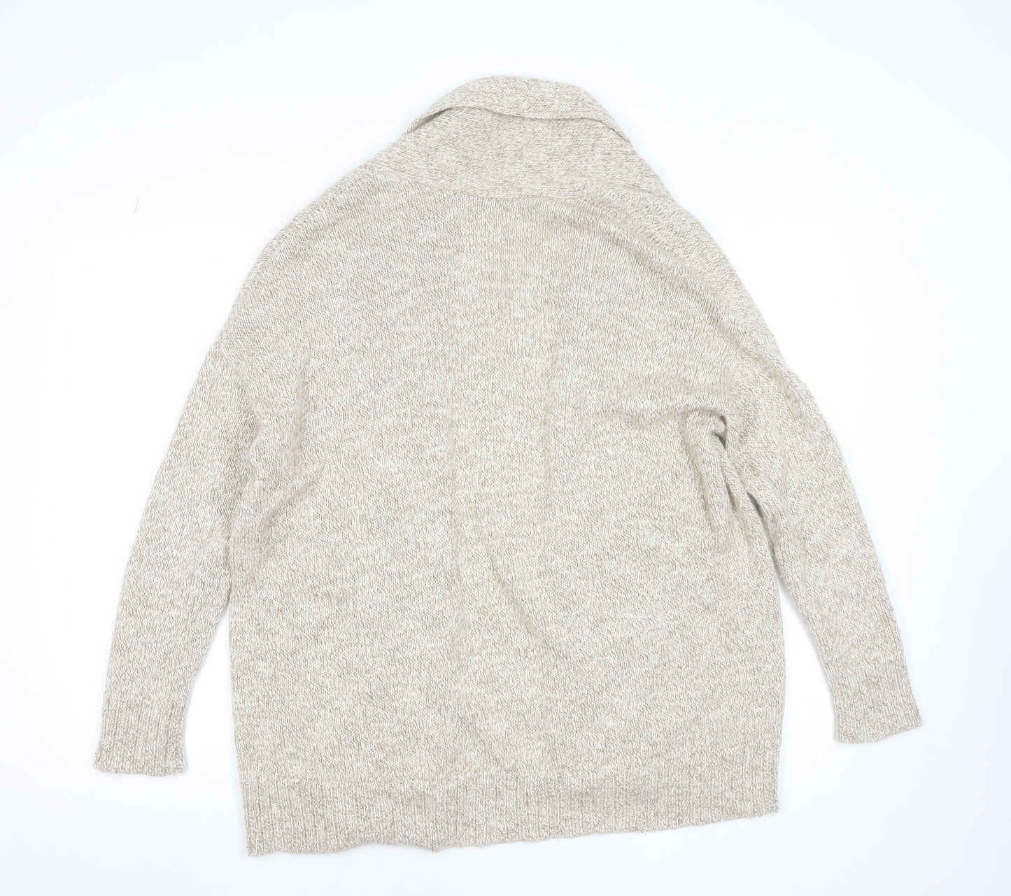 Peruvian Connection Women's Beige Alpaca Knit Cardigan XS