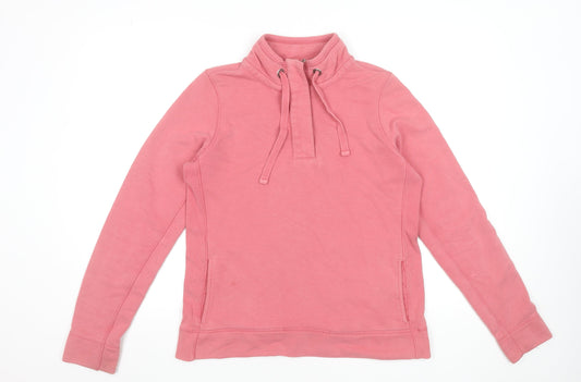 Fat Face Womens Pink Slate Rose Pullover Sweatshirt Size 12