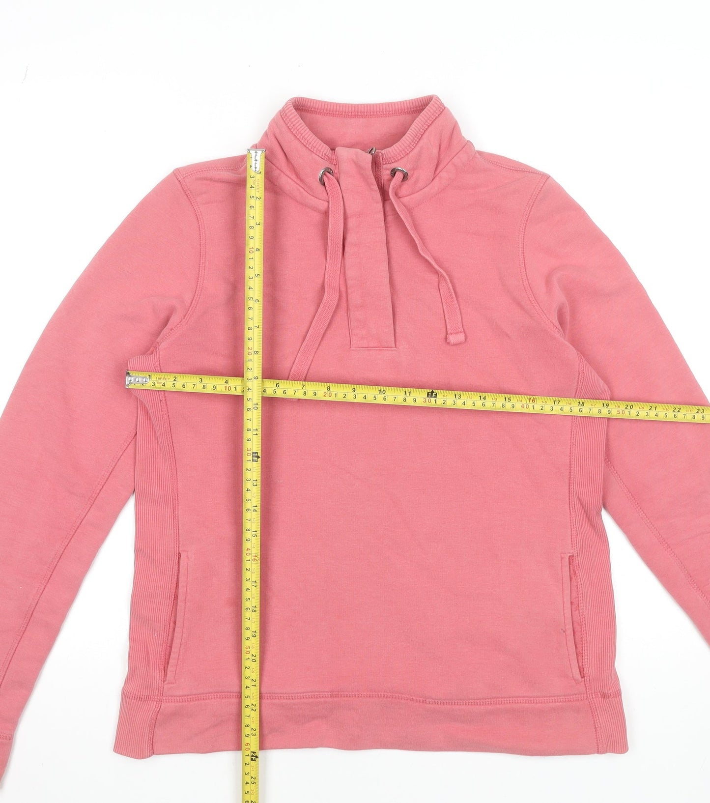 Fat Face Womens Pink Slate Rose Pullover Sweatshirt Size 12