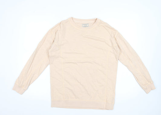 Fat Face Women’s Beige Crew Neck Pullover Sweatshirt Size S