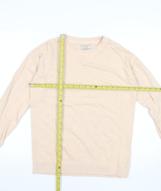 Fat Face Women’s Beige Crew Neck Pullover Sweatshirt Size S