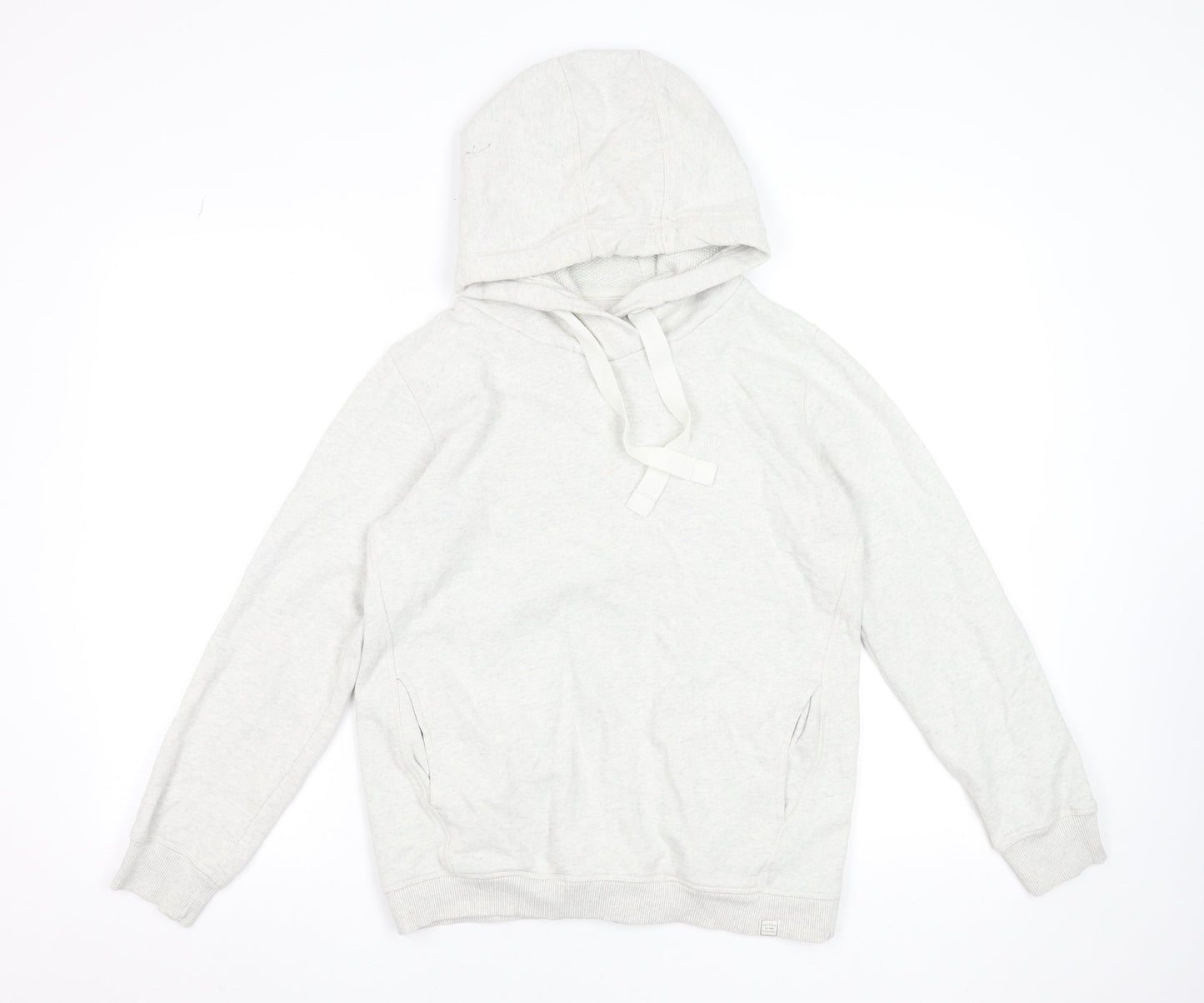 FatFace Womens Grey XS Pullover Hoodie Cotton Blend Casual