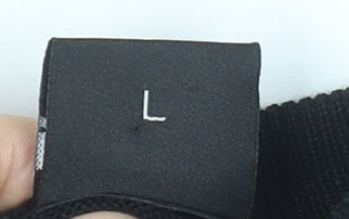 Hugo Boss Men's Black Virgin Wool Crew Neck Jumper Size L