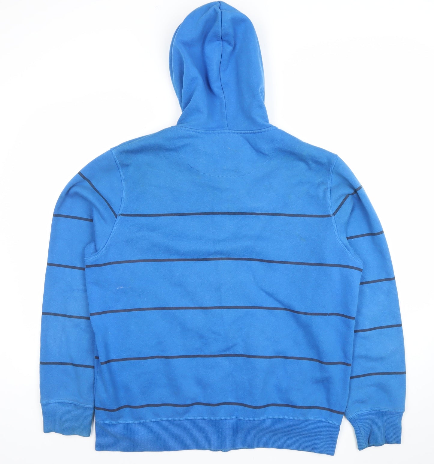 McKenzie Men's Blue Striped Full Zip Hoodie XL