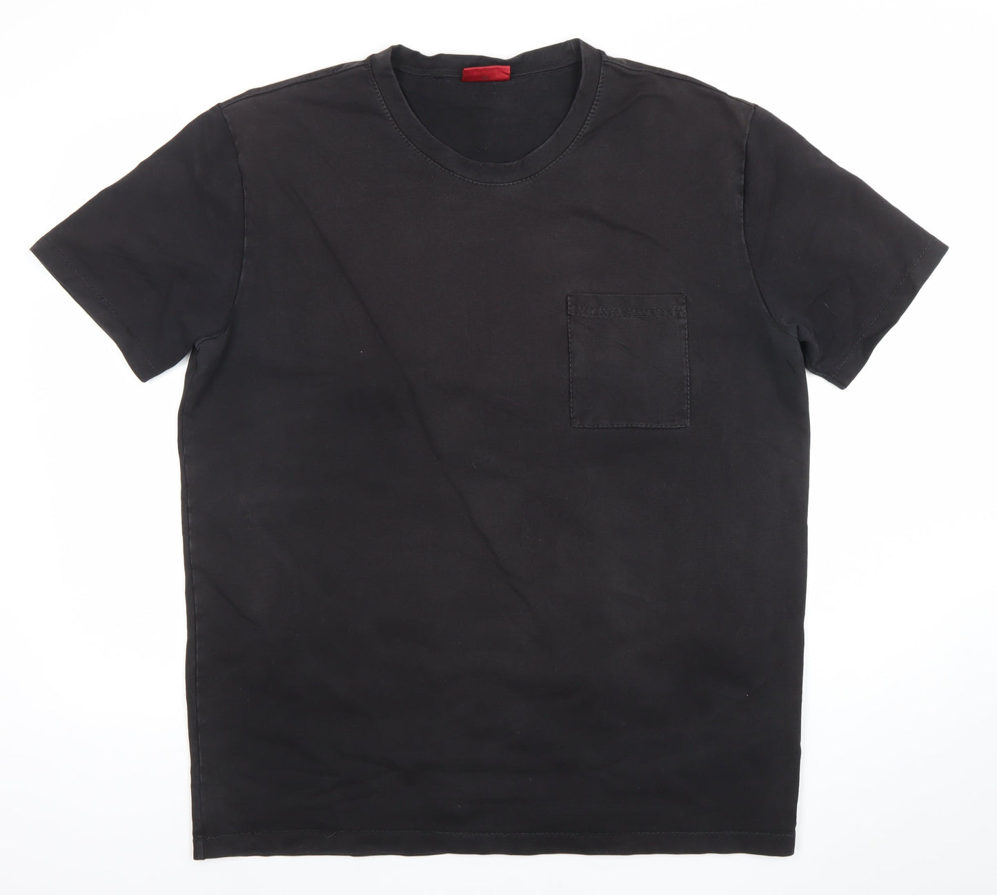 Hugo Boss Mens Black Cotton Crew Neck Short Sleeve T-Shirt XXL