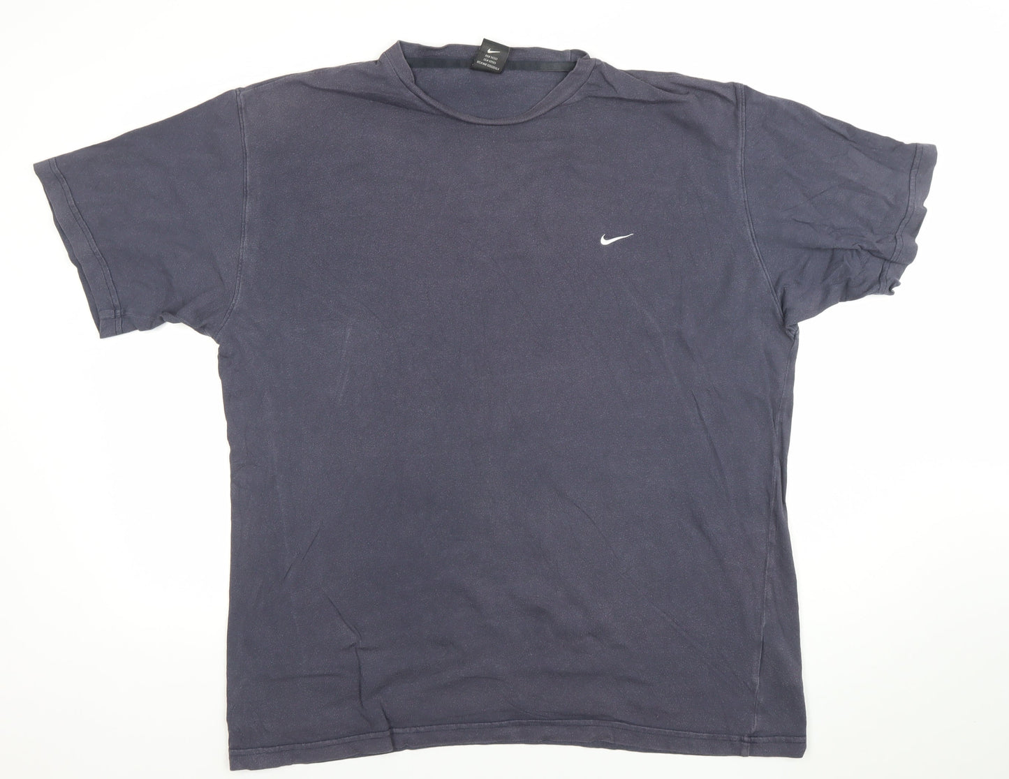 Nike Men’s Blue Cotton Short Sleeve Crew Neck T-Shirt XL