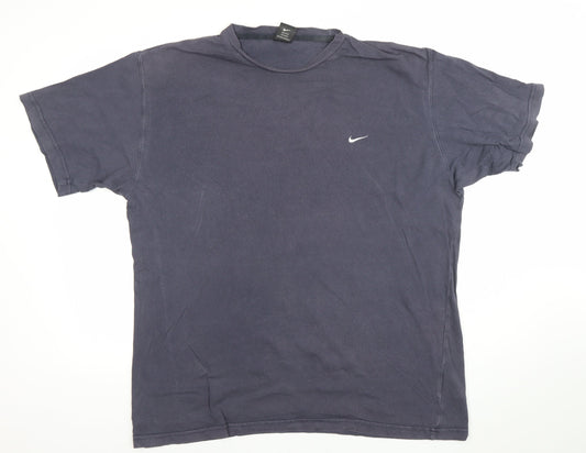 Nike Men’s Blue Cotton Short Sleeve Crew Neck T-Shirt XL