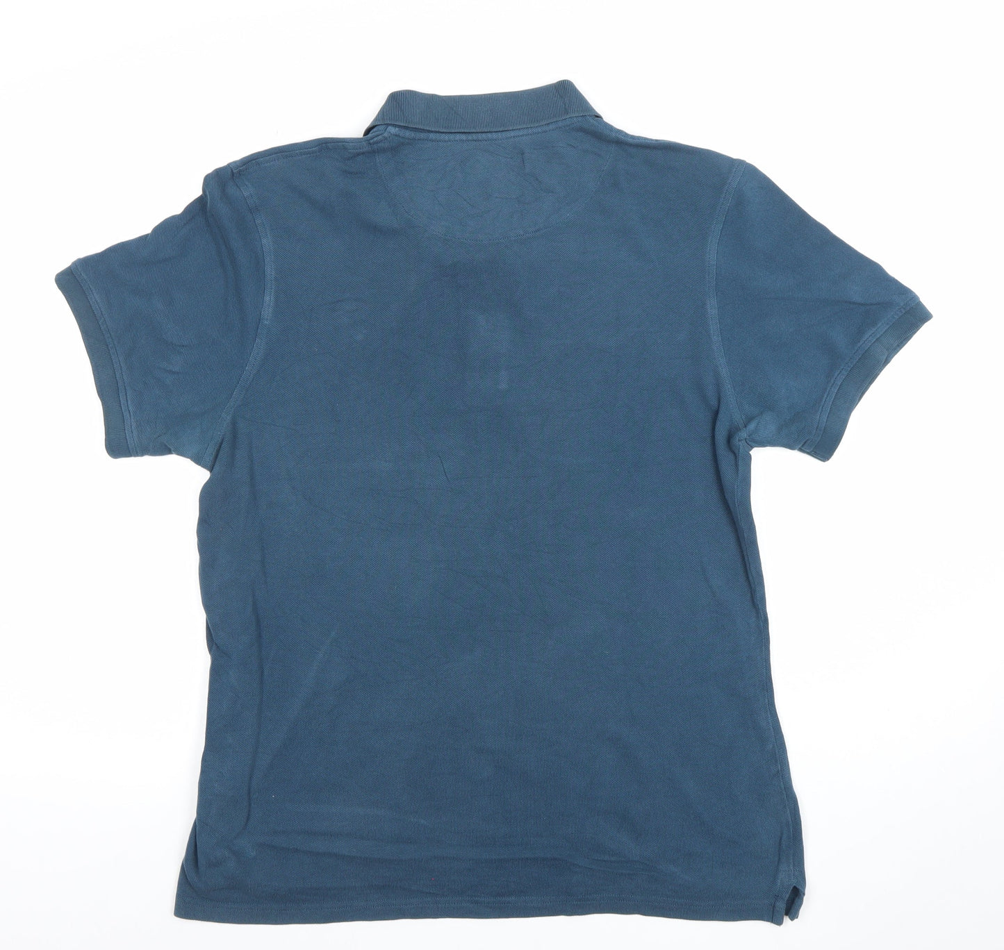 Lyle & Scott Men's Blue Cotton Polo Shirt Size L Classic Fit