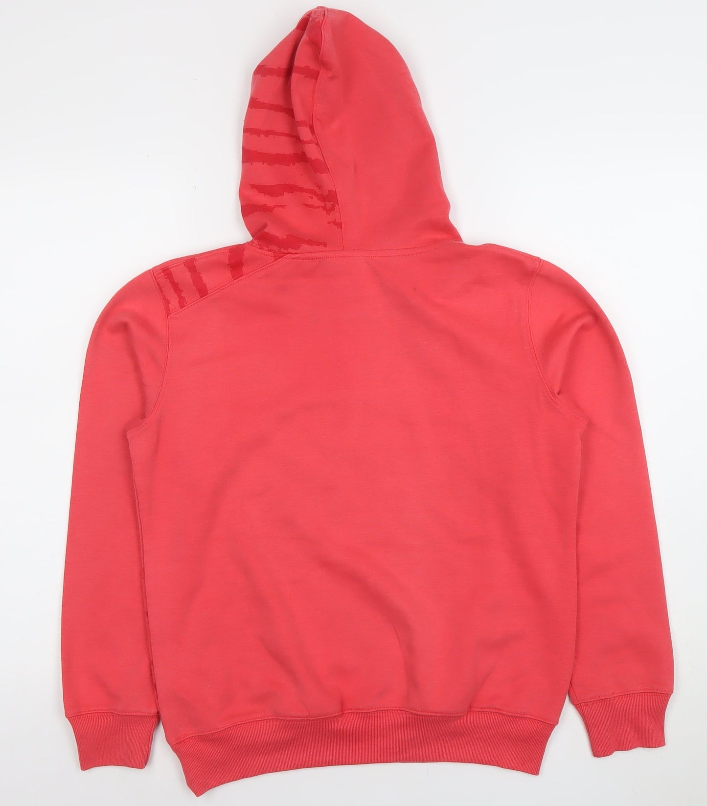 Adidas Women's Coral Hooded Pullover Sweatshirt Size M Cotton Blend
