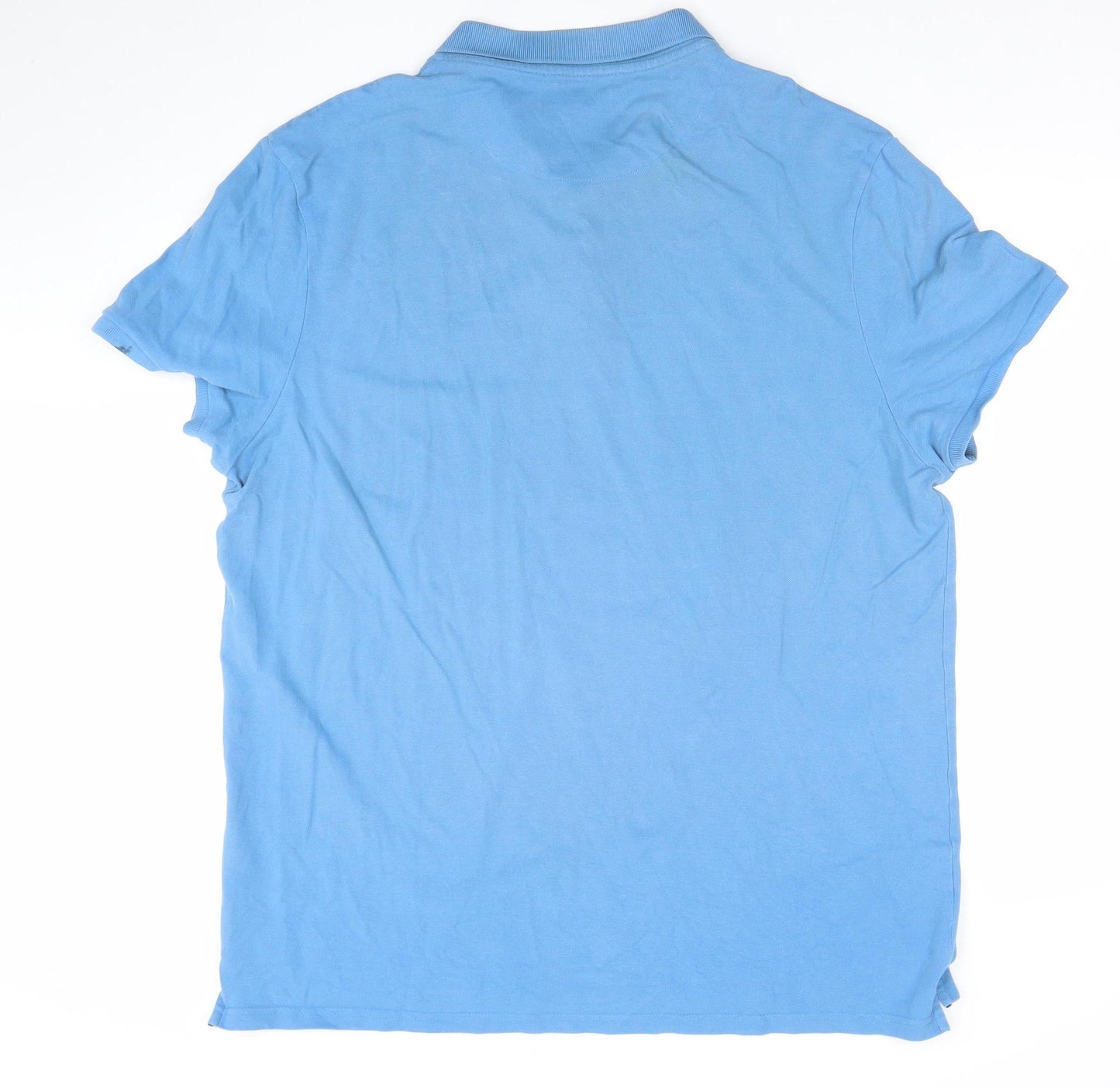 U.S. Polo Assn. Men's Blue Regular Fit 3XL Cotton Polo Shirt