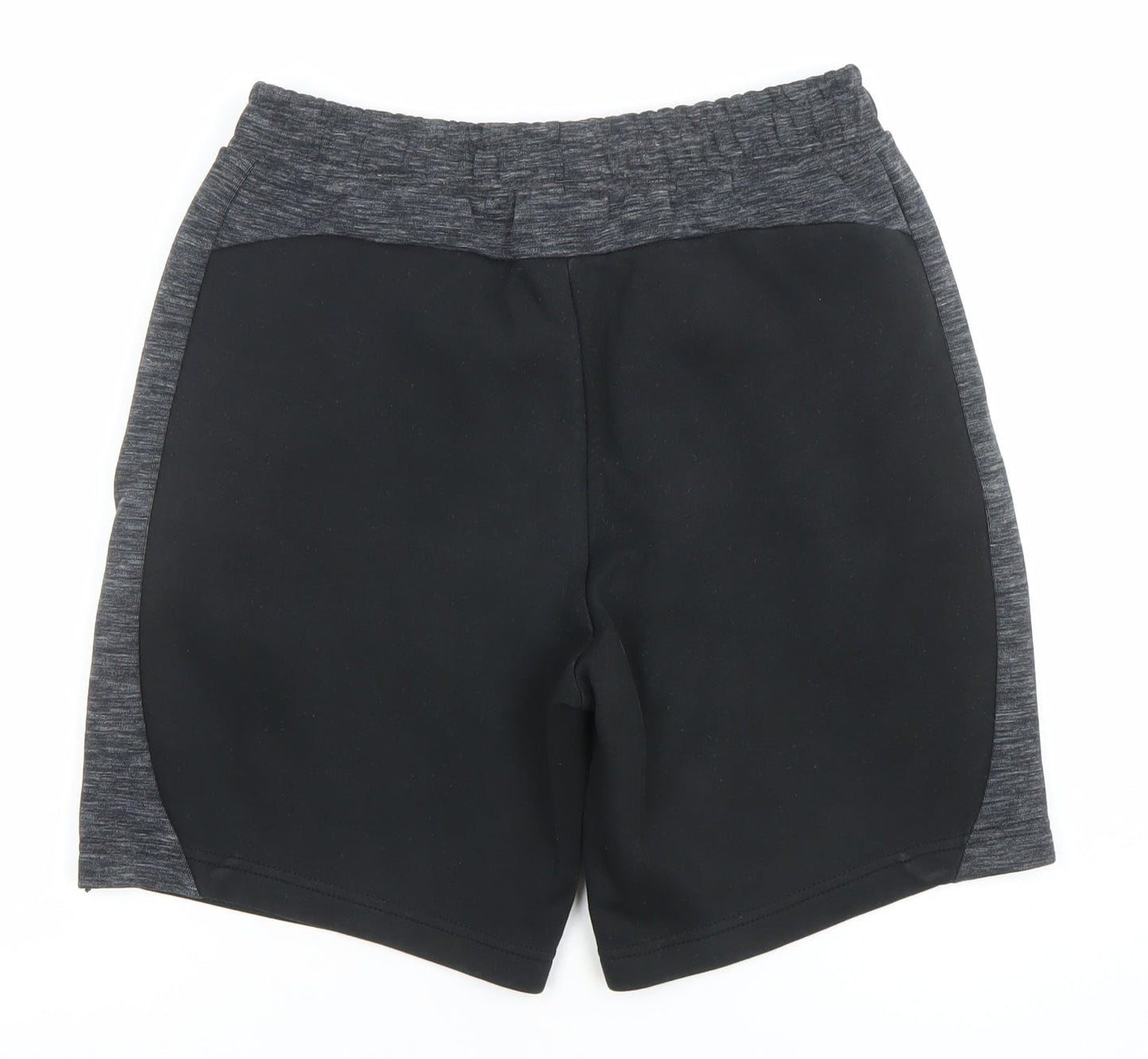 Puma Men's Black Athletic Gym Shorts S Regular Fit Elastic Waist