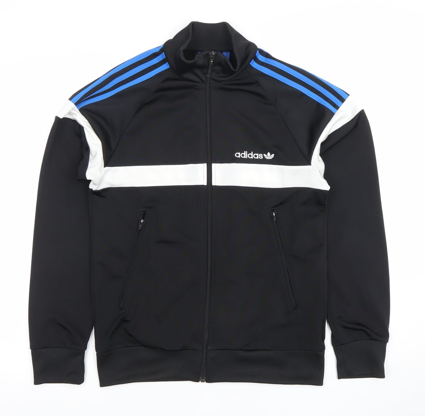 Adidas Men's Black XS Full Zip Sweatshirt Jacket with Logo