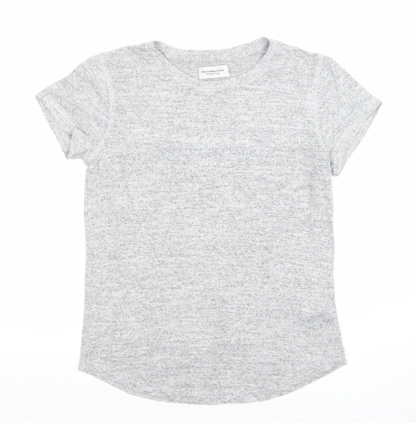 Abercrombie & Fitch Women’s Grey Basic Soft Cozy T-Shirt Size S