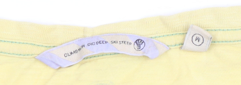 Fat Face Men's Yellow Graphic Surf T-Shirt Size M