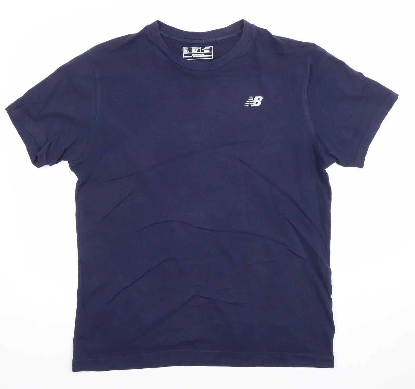 New Balance Men's Blue Large Crew Neck Sports T-Shirt