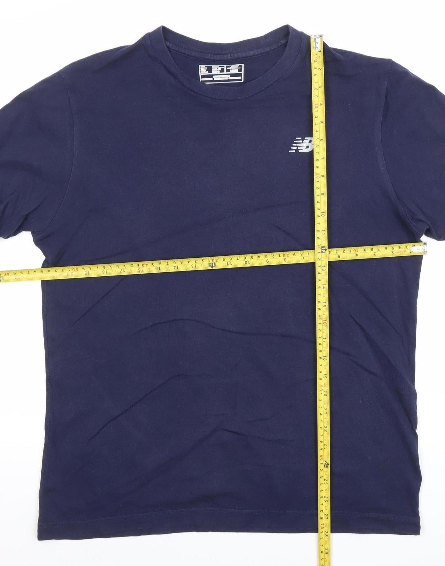 New Balance Men's Blue Large Crew Neck Sports T-Shirt