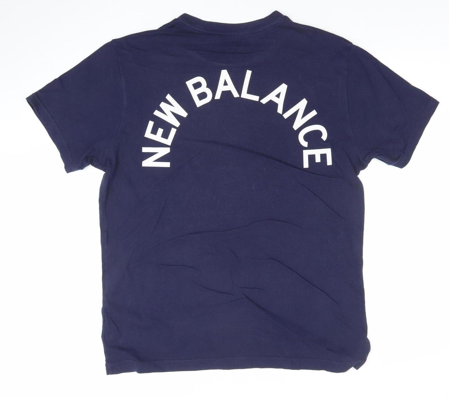New Balance Men's Blue Large Crew Neck Sports T-Shirt