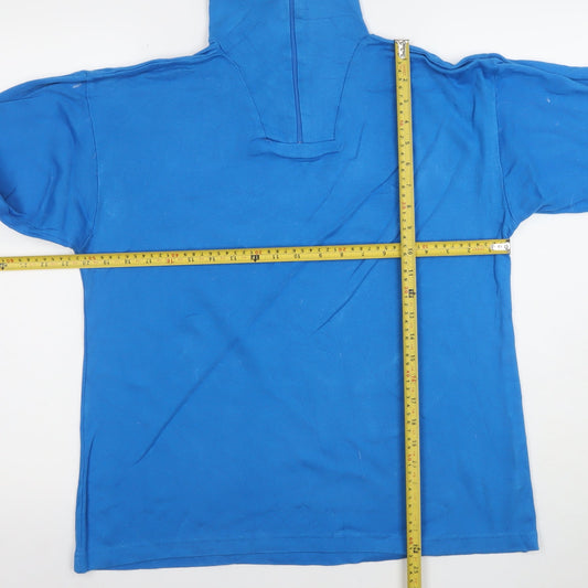 Trespass Men's Blue High Neck Full Zip Cotton Sweatshirt Size L