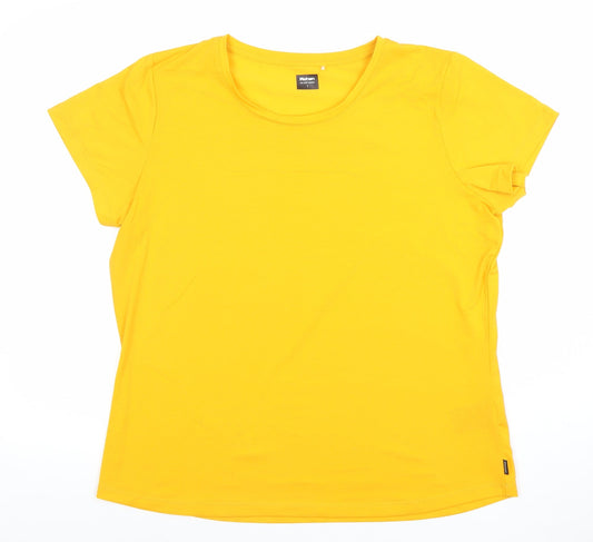 Rohan Women's Yellow Short Sleeve Quick Dry T-Shirt Size L
