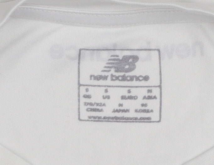 New Balance Men’s White Medium Football Graphic Active T-Shirt