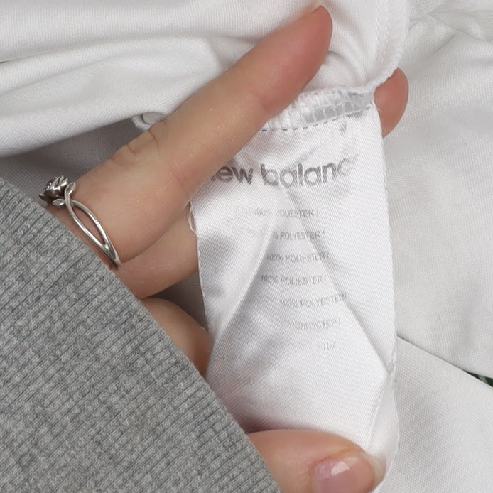 New Balance Men’s White Medium Football Graphic Active T-Shirt