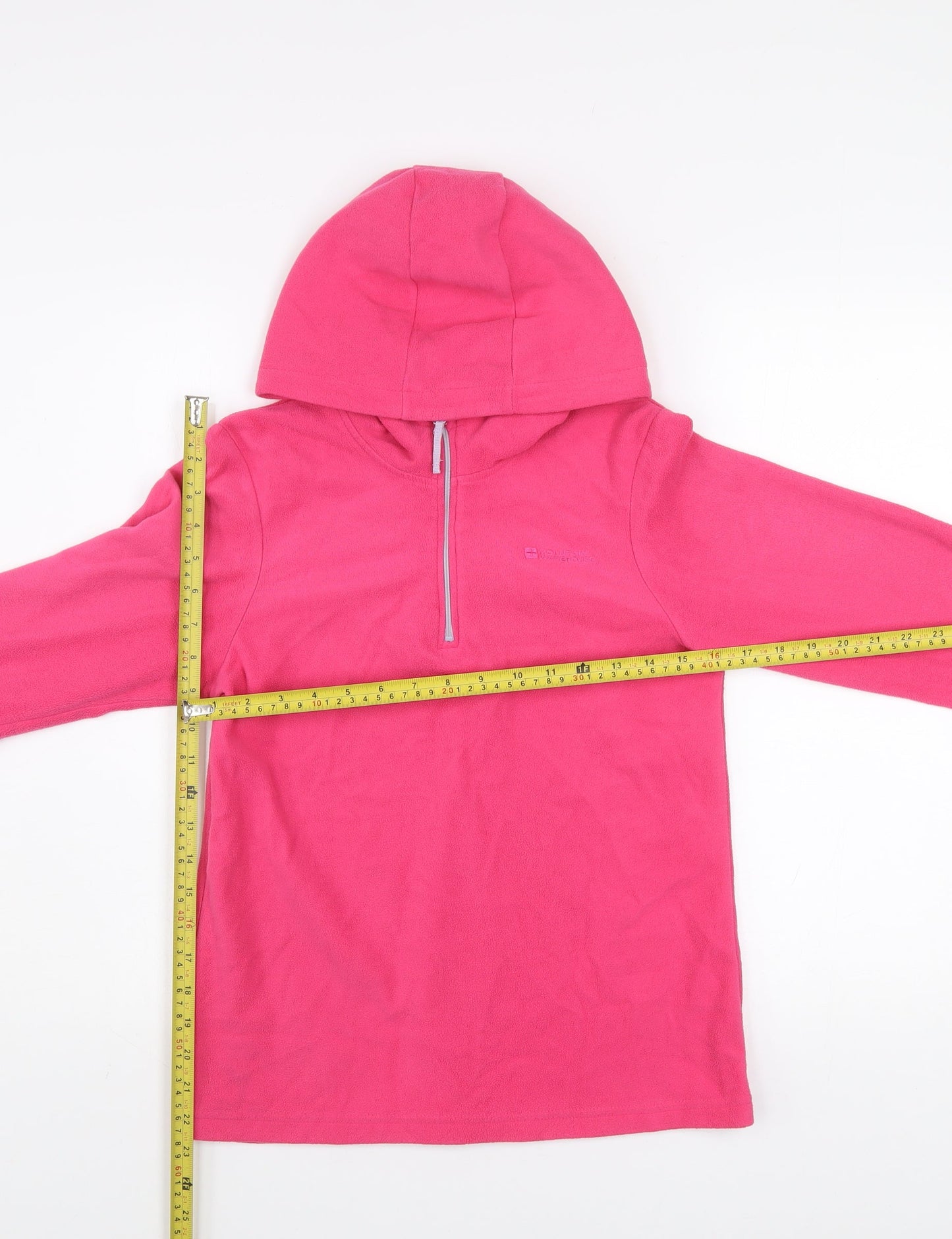 Teens UK 14 Regular Mountain Warehouse Pink Pullover Hoodie