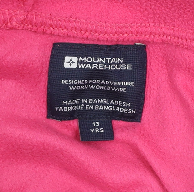 Teens UK 14 Regular Mountain Warehouse Pink Pullover Hoodie