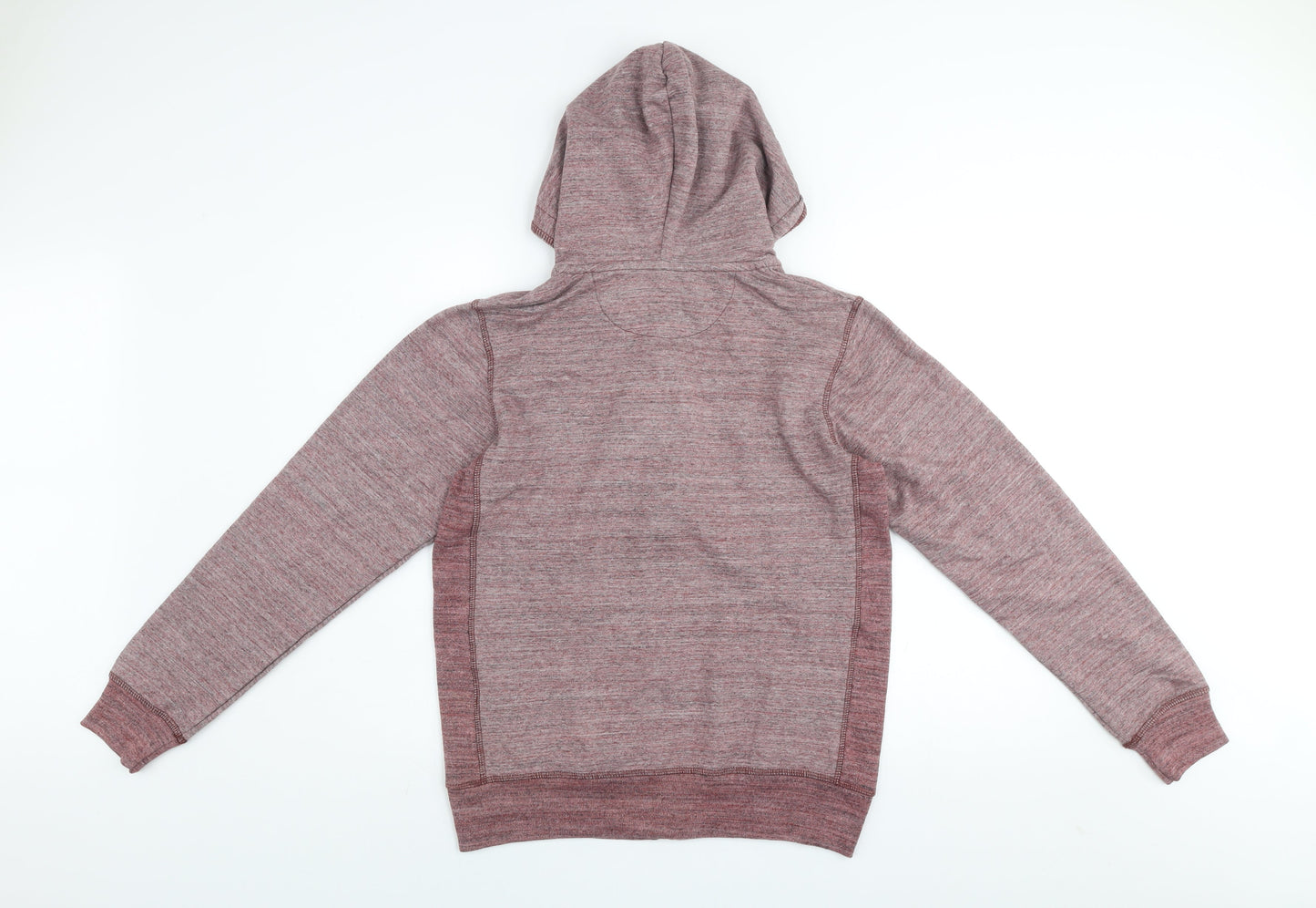 Jack & Jones Men's Red Zip Hoodie Jacket Size S Cotton Blend