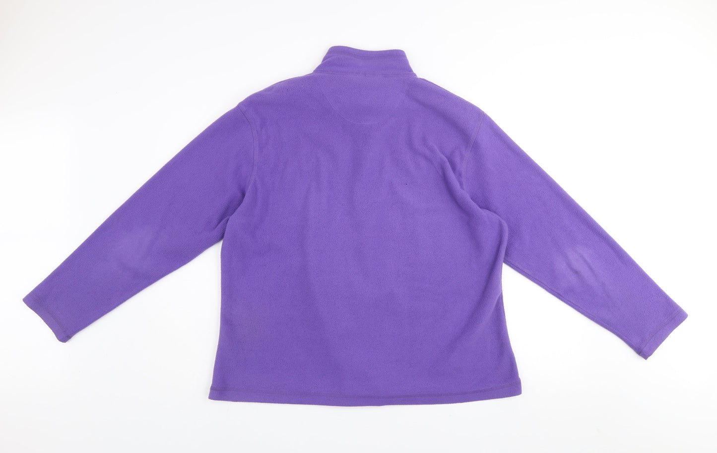 Regatta Women’s Purple 1/4 Zip Fleece Sweatshirt UK 18