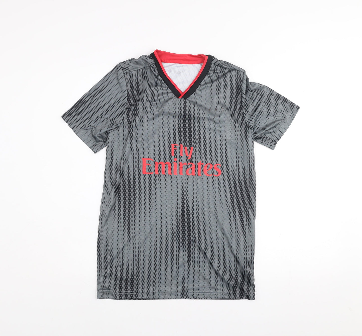 SL Benfica Men’s Grey Football Training Jersey T-Shirt S