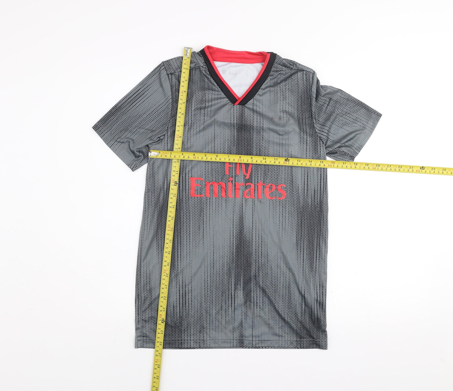 SL Benfica Men’s Grey Football Training Jersey T-Shirt S