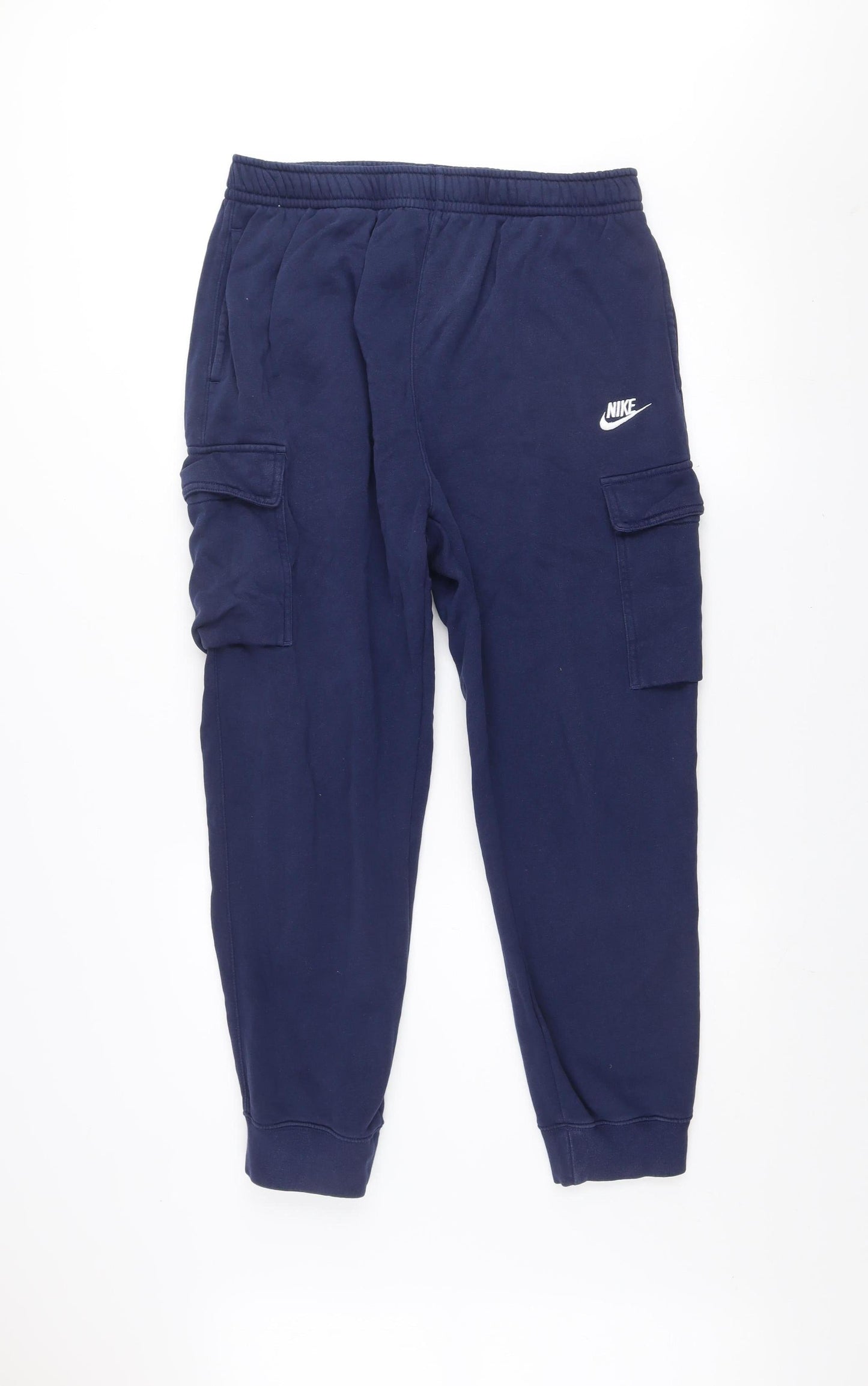 Nike Men's Blue Fleece Jogger Sweatpants L Regular Fit