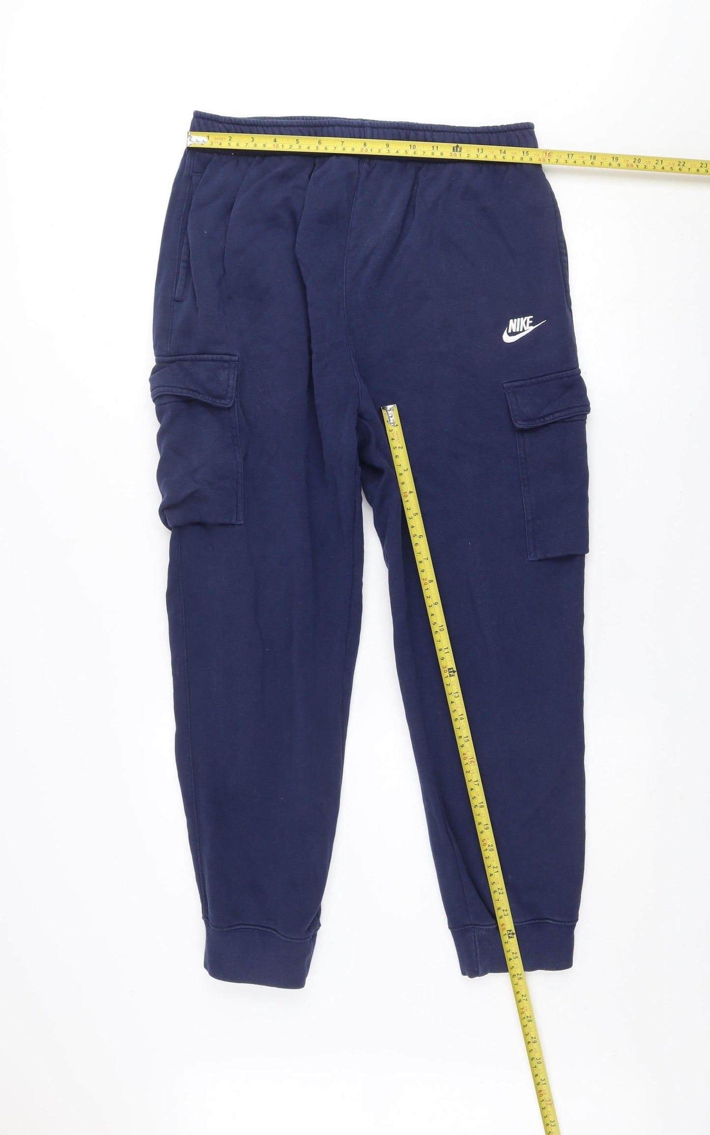 Nike Men's Blue Fleece Jogger Sweatpants L Regular Fit