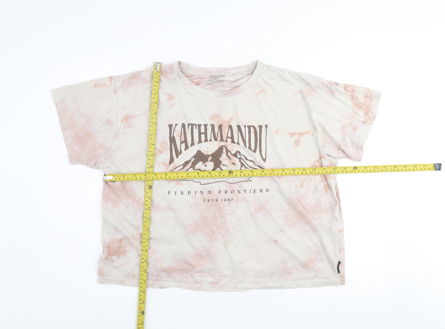 Kathmandu Women’s Multicoloured XL Tie-Dye Cotton Graphic T-Shirt