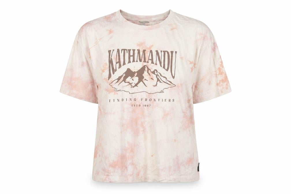 Womens UK Size XL Kathmandu Multicoloured 100% Cotton T-Shirt