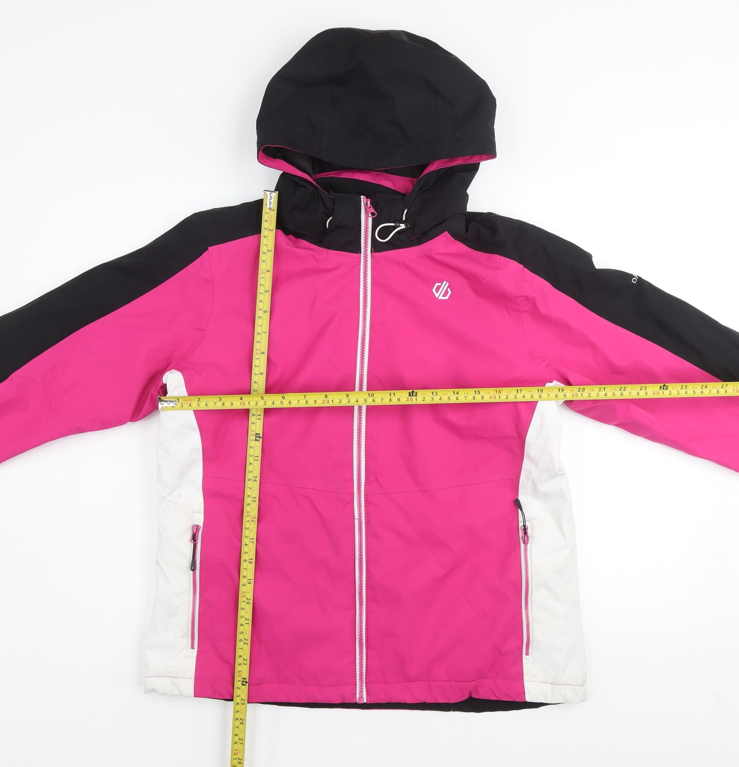 Dare 2B Women's Pink Waterproof Ski Jacket Size 18 Hooded Winter Coat