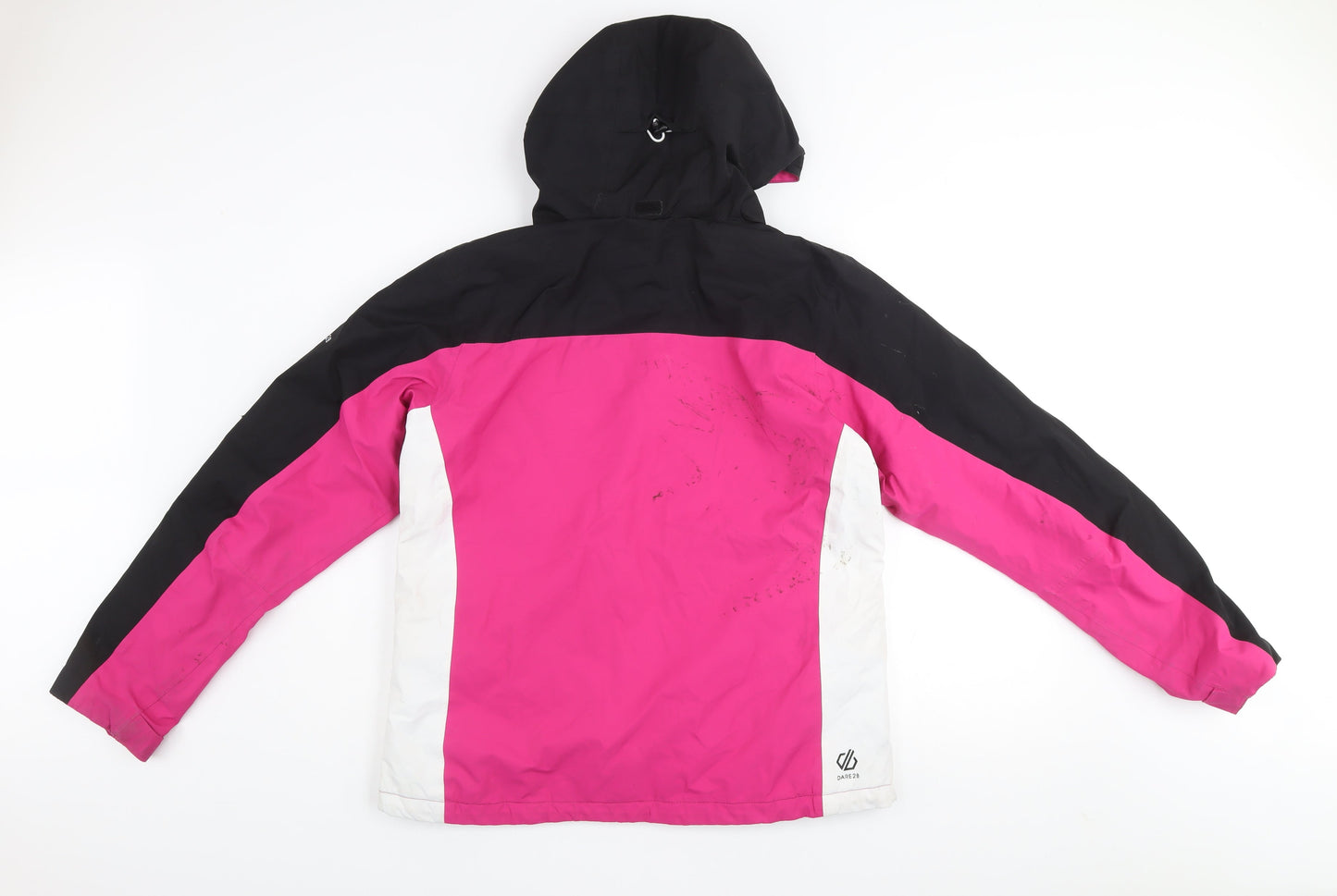 Dare 2B Women's Pink Waterproof Ski Jacket Size 18 Hooded Winter Coat