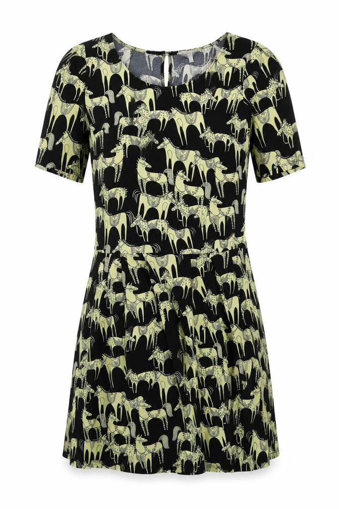 Tallgirls Womens Black Abstract Print Ruched Bodycon Dress M Tall