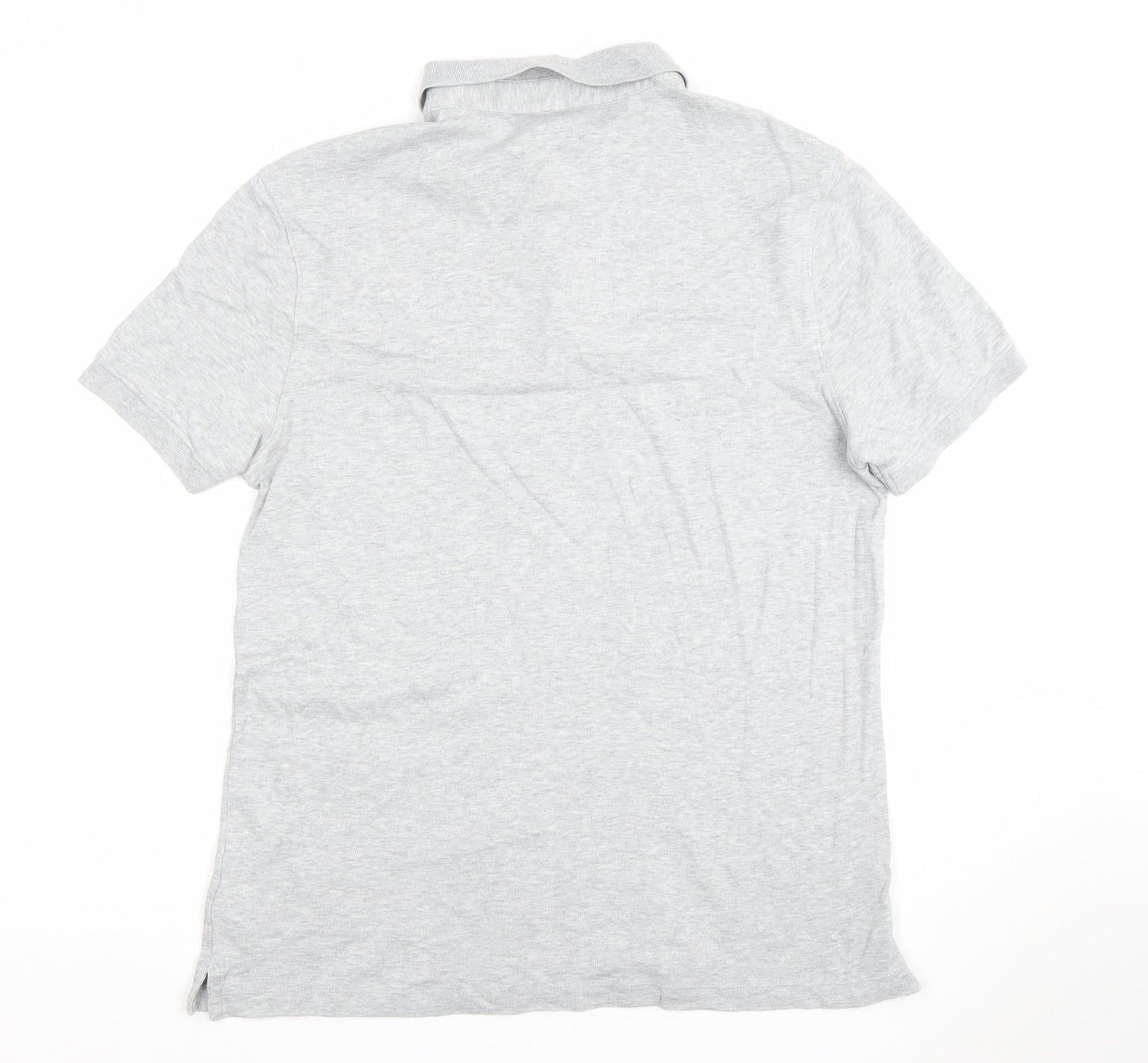 Michael Kors Men's Grey Cotton Short Sleeve Polo Shirt Size S