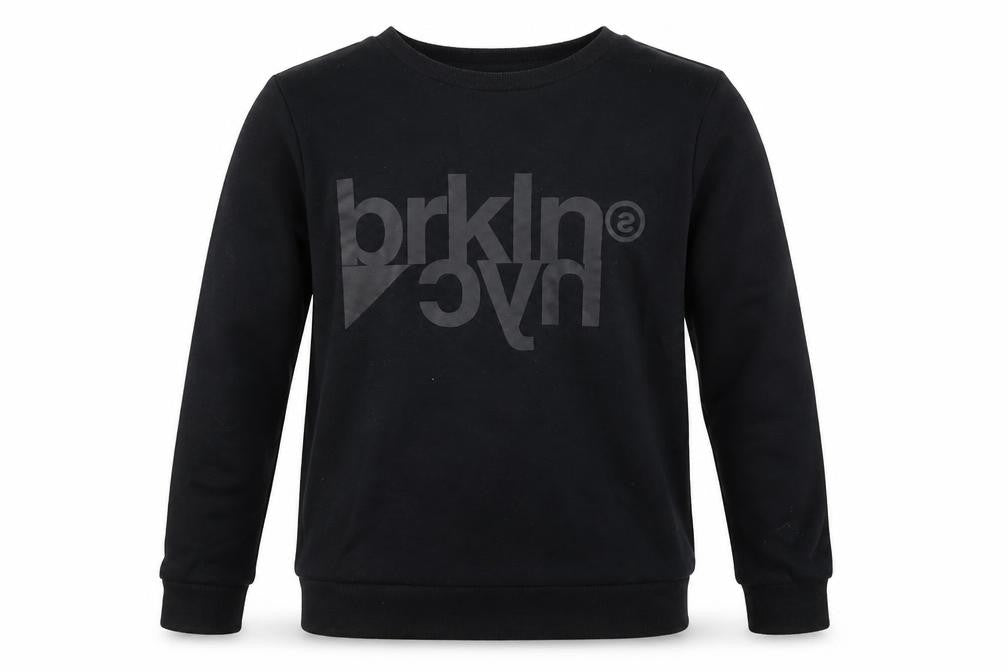Primark Boys Black Brooklyn NYC Sweatshirt 11-12 Years Cotton Blend