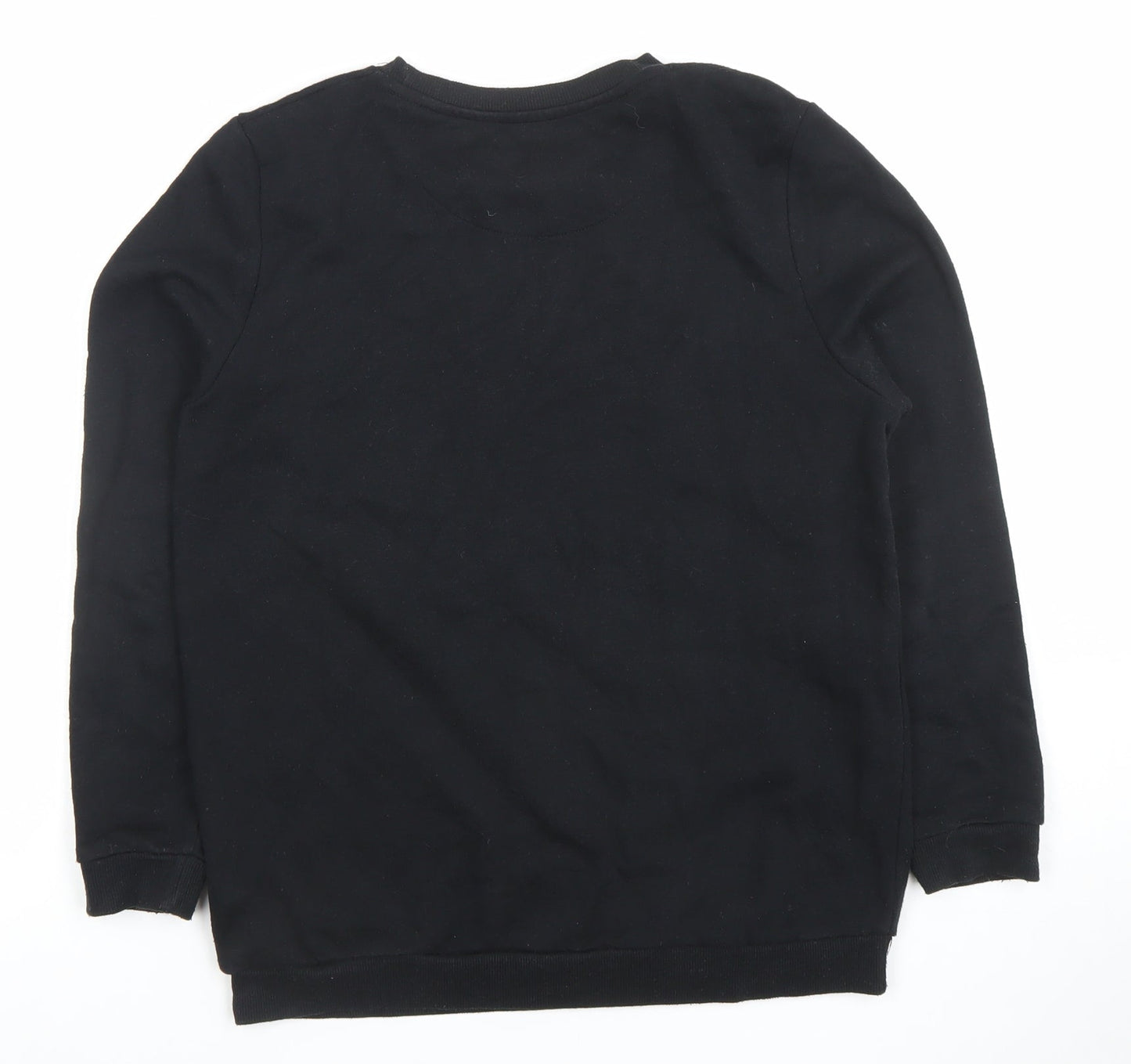 Primark Boys Black Brooklyn NYC Sweatshirt 11-12 Years Cotton Blend