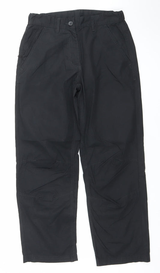 Peter Storm Women Black Size 8 Cargo Trousers Outdoor Water Resistant