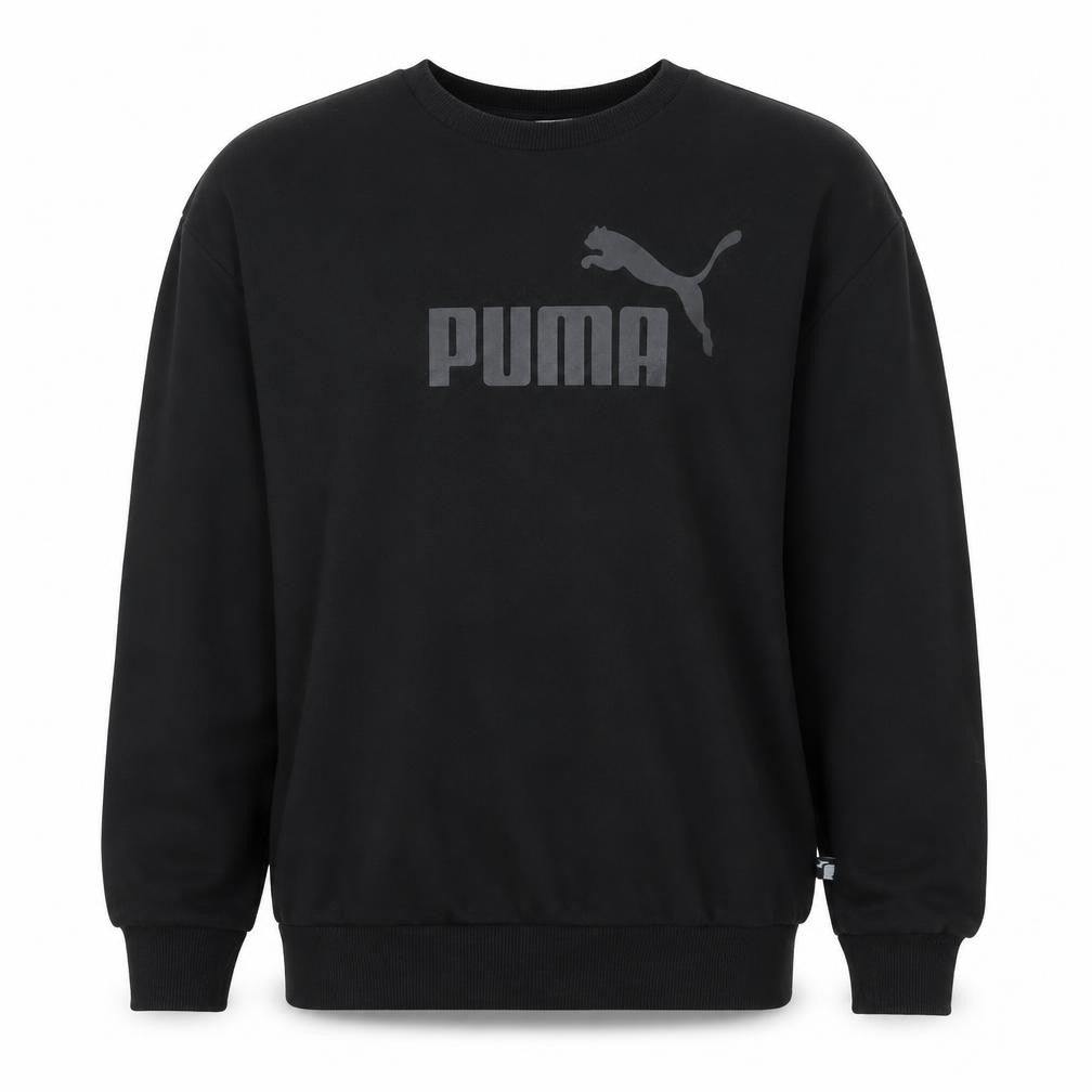 Mens UK M Regular PUMA Black Pullover Sweatshirt