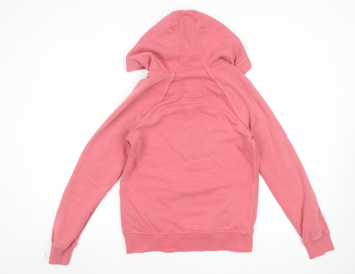 Fat Face Womens Pink Rose Pullover Hoodie Size 10 Cotton Blend