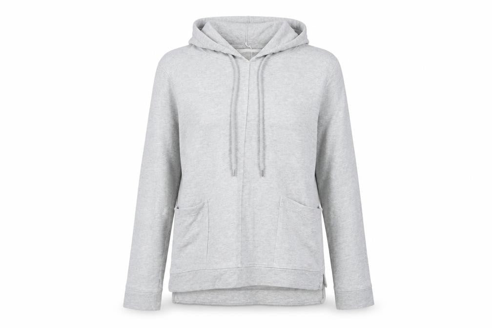 Womens UK 10 Regular FatFace Grey Pullover Hoodie