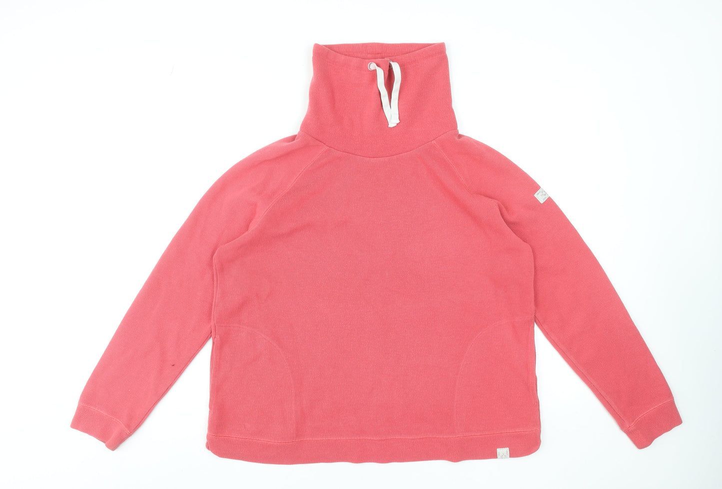 Joules Womens Coral Pink Pullover Sweatshirt UK 18 Cotton Blend
