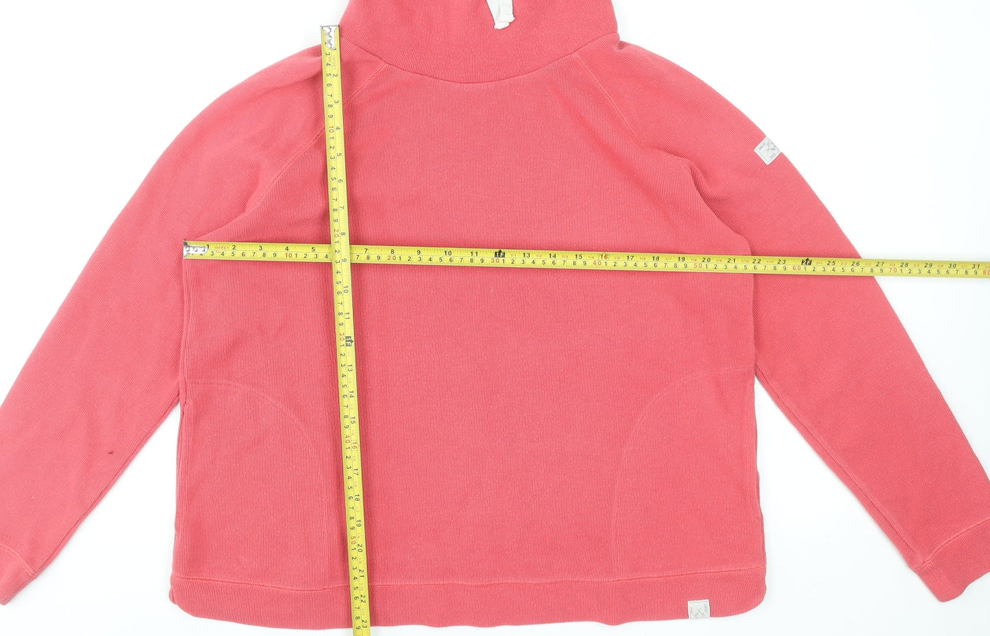 Joules Womens Coral Pink Pullover Sweatshirt UK 18 Cotton Blend